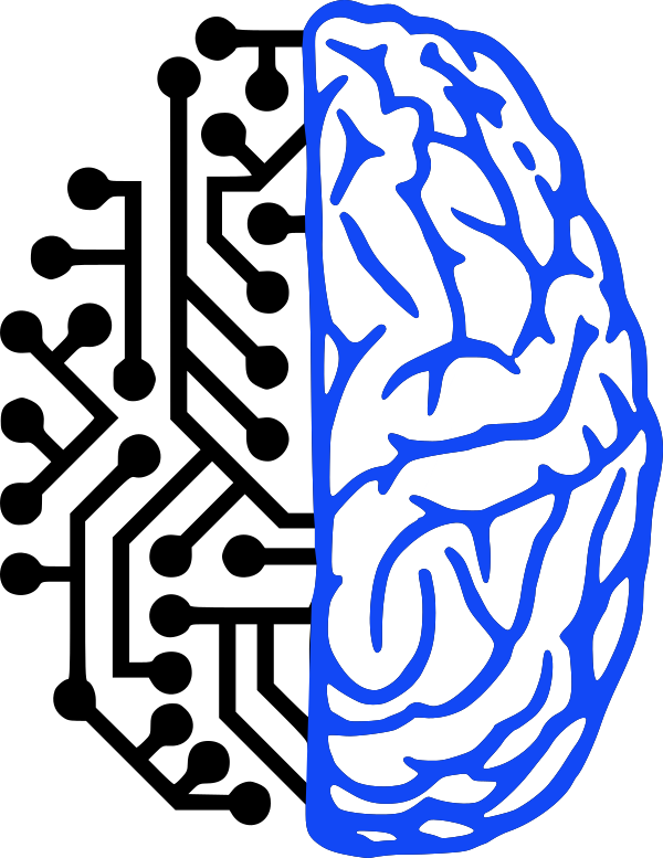 Logo of the Electronic Vision(s) group: A schematic view of the brain; the left hemisphere is styled as an electronic circuit.